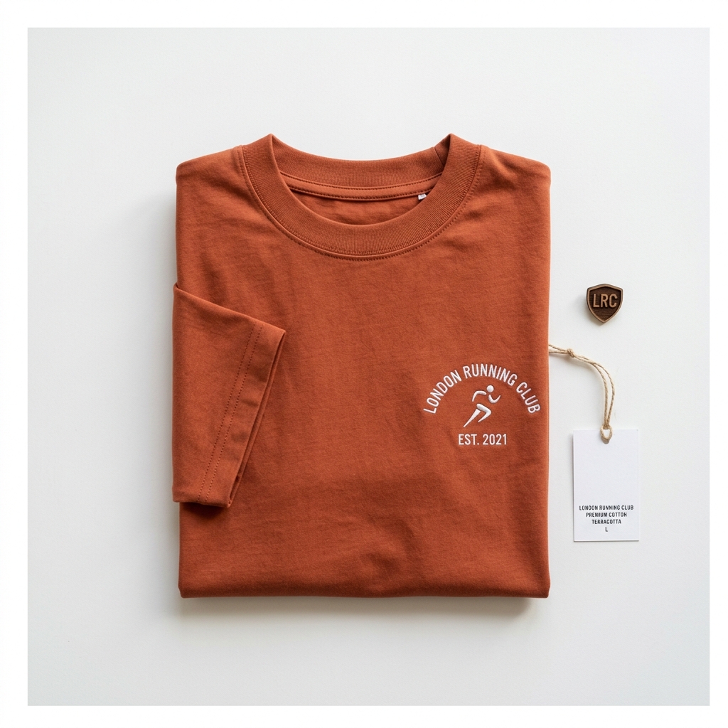 Le 5K Tee Terracotta - The 5km Run Club