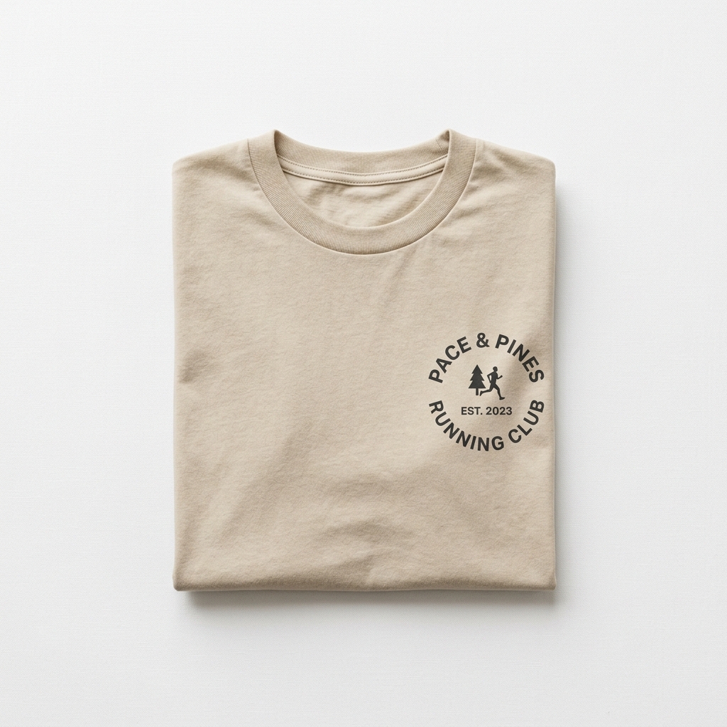 Le Brunch Tee Sable - The 5km Run Club