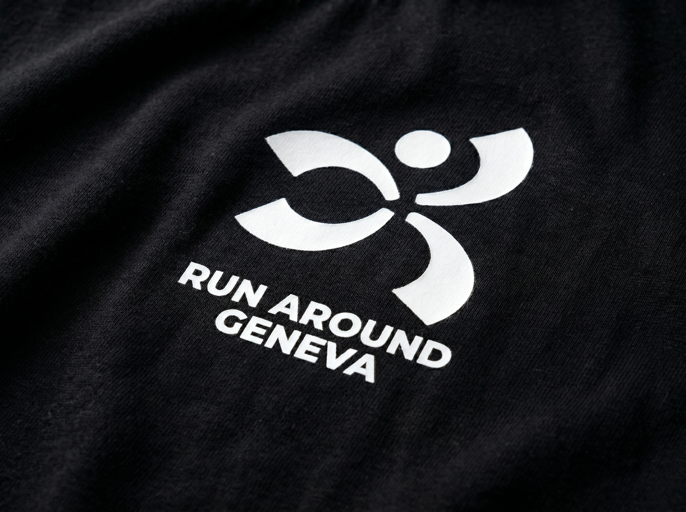 T-shirt Run Around Geneva Oversized - Detail