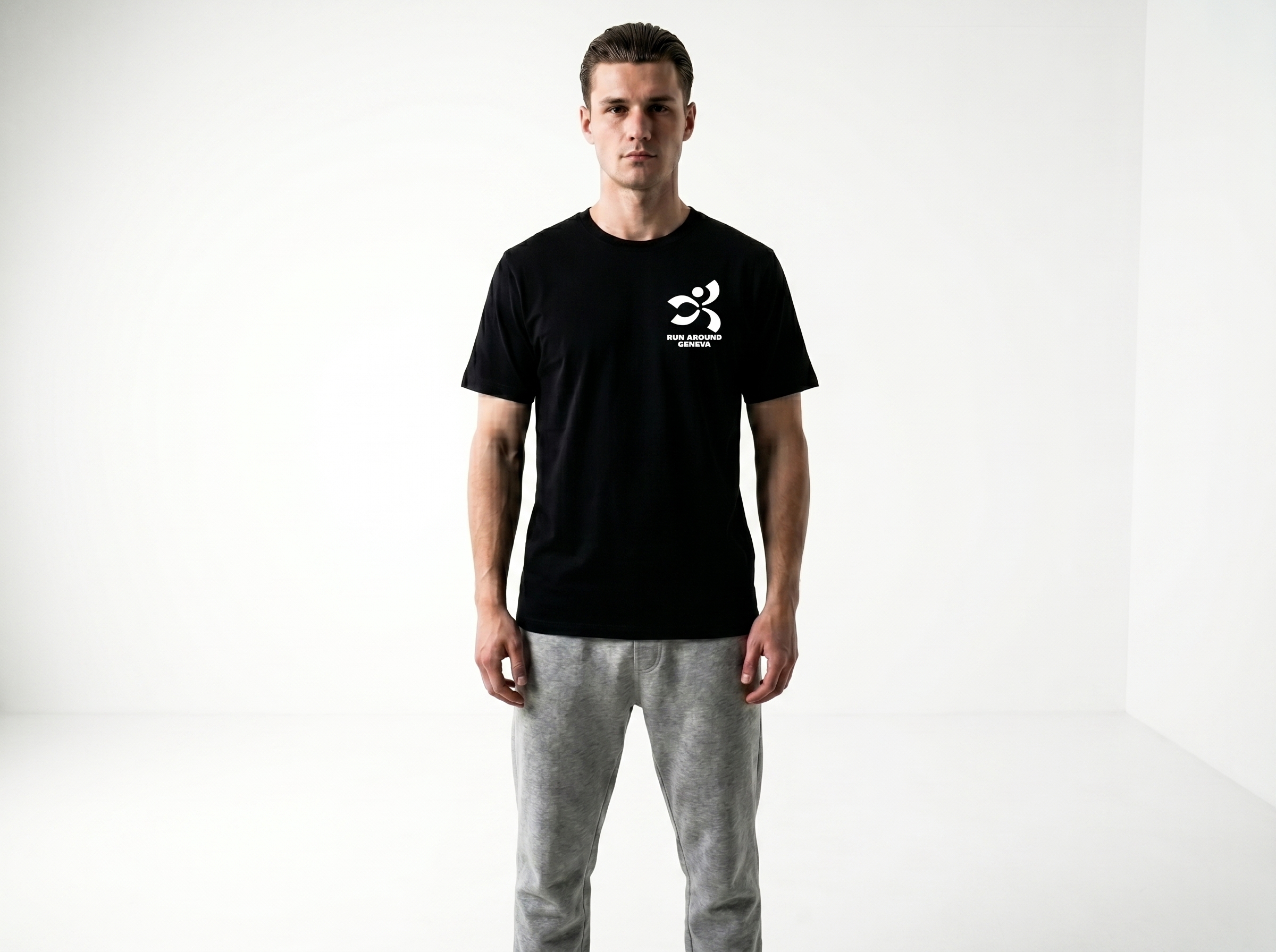 T-shirt Run Around Geneva Oversized - Face