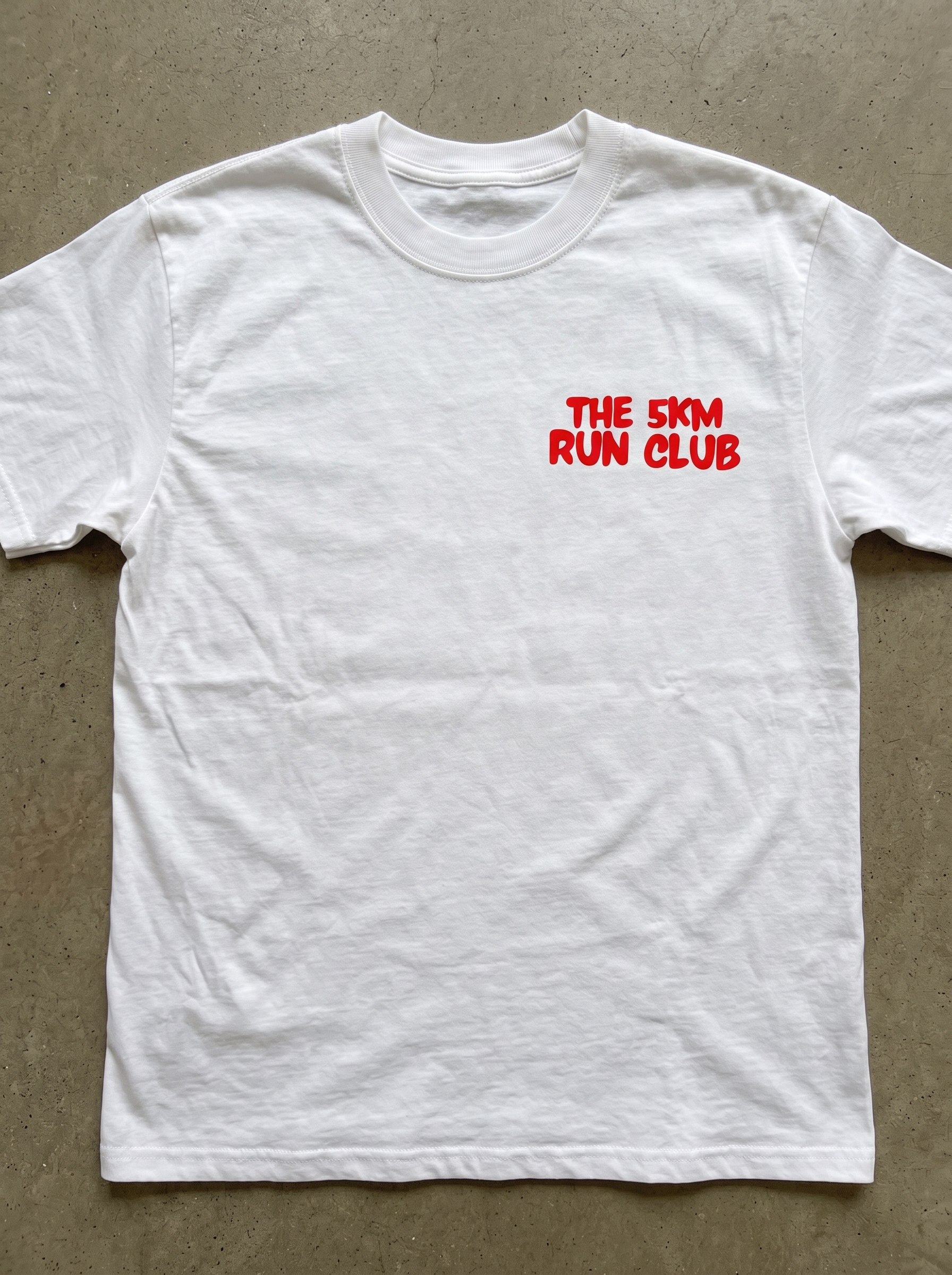 T-shirt The 5km Run Club — face avant