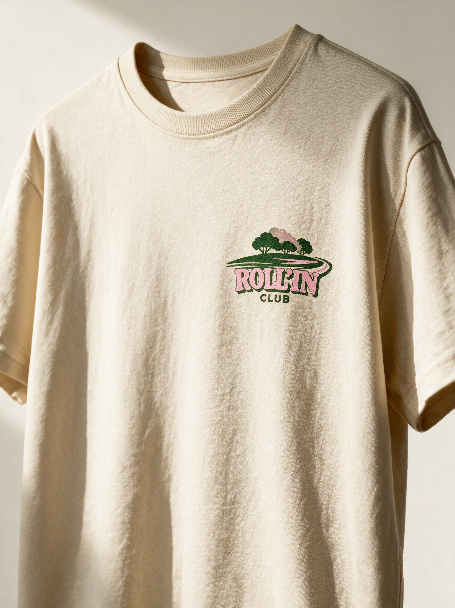T-shirt en coton Roll'in Club, logo du club sur la poitrine
